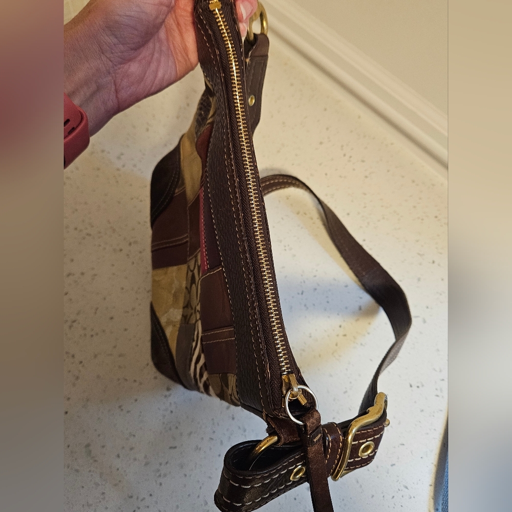 Y2k Coach Patchwork Crossbody Purse - Picture 8 of 10